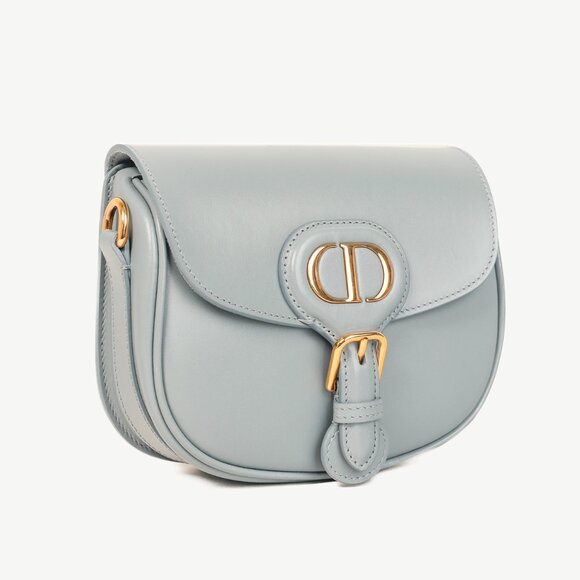 Christian Dior Bobby Blue Calfskin Leather Crossbody Bag - Picture 2 of 15